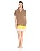 BCBGMax Azria Women's Blaire Color Blocked Short Sleeve Top