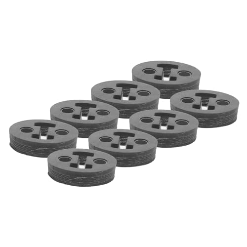 MAGICLULU 8 Piezas Aislante De Colgador De Escape Perchas De Montaje Aislante Perchas De Escape De Automóviles Suspensión De Escape Automotriz Monturas Caucho