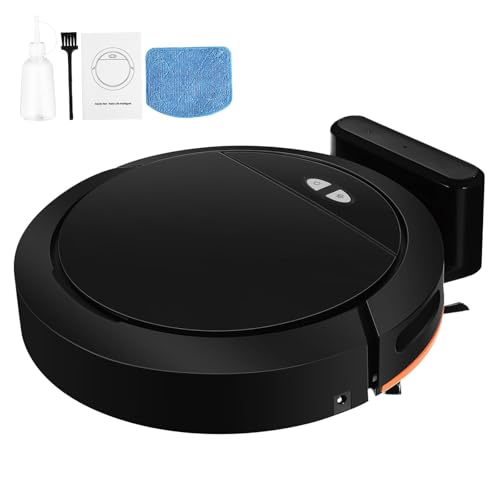 Aspirateur robot et vadrouille 2800 Pa programmable pour carrelage et parquet