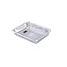 BESTonZON Plateaux de Plat en Plastique Acrylique rectangulaire Transparent Plat de Plat de Portion de Portion de Plateaux en Plastique pour Le réfrigérateur de Cuisine