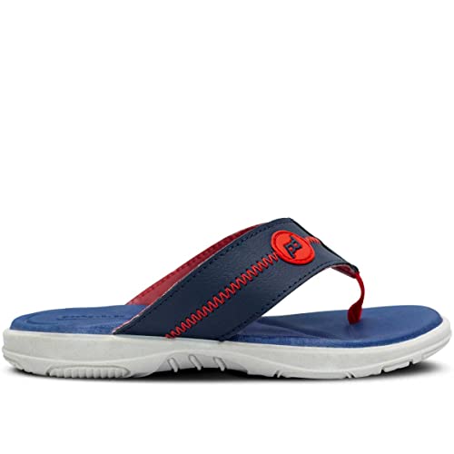 Chinelo Masculino Casual Confort Nº 24 Ao 33 Sandalia de Dedo Infantil 13.01 (Marinho, br_footwear_s