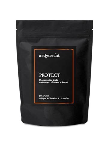 Artgerecht PROTECT – Einzigartige Kombination aus L-Glutamin & Baobab | Unterstützt Darmgesundheit & Immunsystem | Hoher Anteil an Faserstoffen & Antioxidantien | Aus 100% natürlichen Quellen