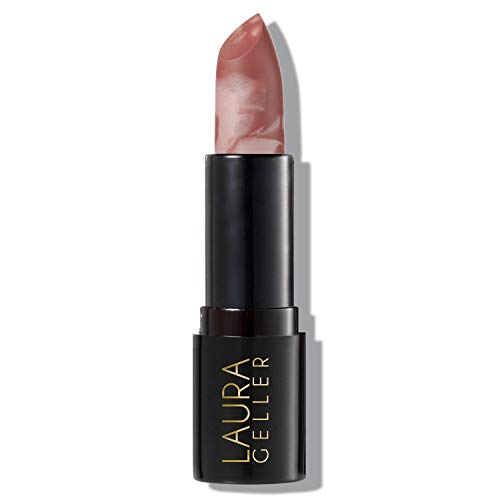 LAURA GELLER NEW YORK Italian Marble Hydrating Lightweight Long Lasting Lipstick With Vitamin E & Castor Seed Oil, Berry Vanilla