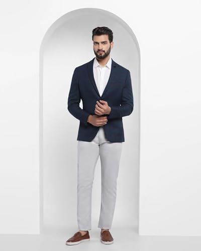 Image of Blackberrys Men Navy Checks Blazers