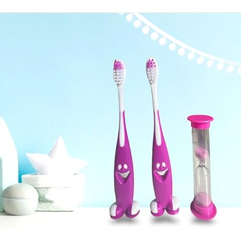 Soft Bristle Kids Toothbrush with Timer Cover