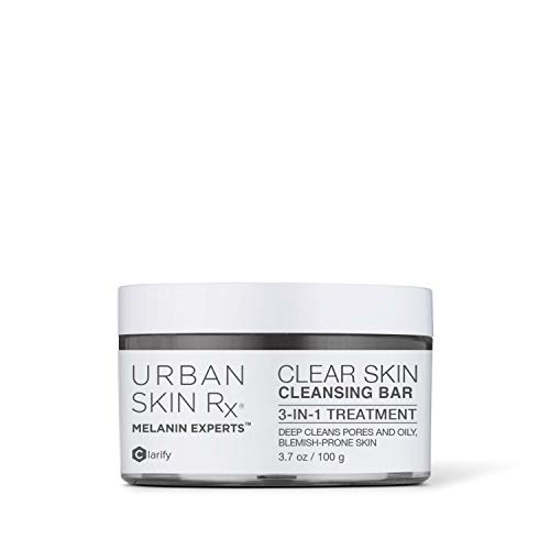 Urban Skin Rx Clear Skin Cleansing Bar | 3-In-1 Daily Cleanser, Exfoliator And Mask Removes Excess Oil And Improves Blemishes, Formulated With Salicylic Acid, Eucalyptus And Sulfur | 3.7 Oz #TOP9