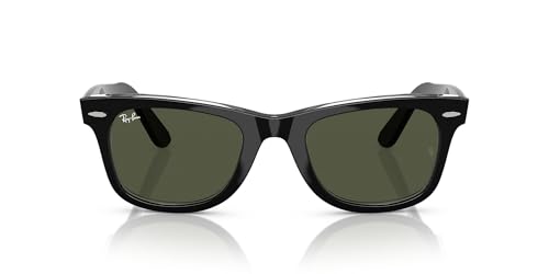 Image of Ray-Ban Rb2140f Original Wayfarer Low Bridge Fit Square Sunglasses for Men for Women