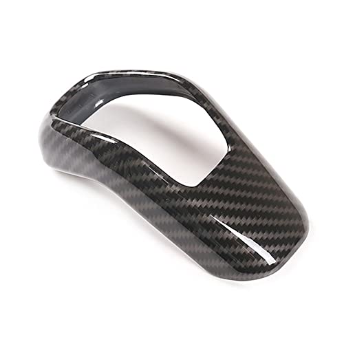 ZHFF Cubierta de Perilla de Cambio de Marchas de Coche, Estilo de Fibra de Carbono ABS, Accesorios Interiores para automóviles para Land Rover Defender 2020 Cover