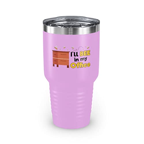 Teegarb Letter Blanket Becher aus Edelstahl, humorvolle Bienenzüchter, Züchter, Züchter, Züchter, Bienenzüchter, Liebhaber, Männer, Frauen, 850 ml, Hellviolett