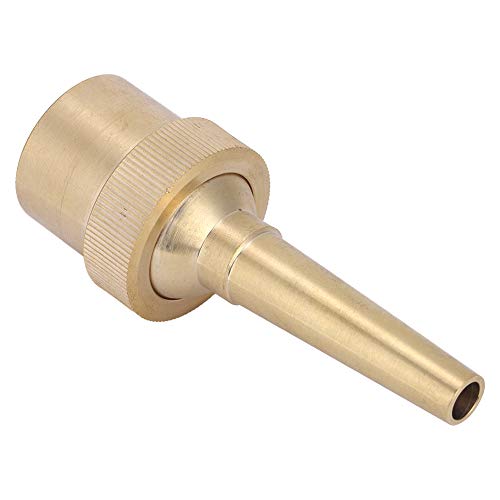 G1 DN25 Brass Adjustable Water Fountain Nozzle, Adjustable Direction Jet Water Spray Head Multi Direction Straight Fountain Nozzle for Garden Pond Amusement Park Museum Library