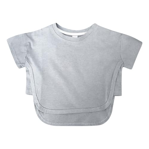 Fashionable Girls Short Sleeve Casual Tees Shirts For Everyday Wear Soft Breathable Youth para Deportes y Juegos