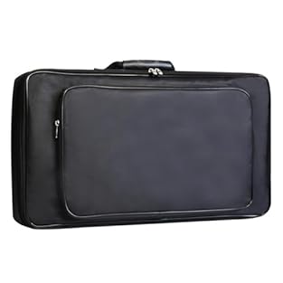 【Large Size and Spacious】This guitar pedalboard bag is specially designed to accommodate large-sized pedalboards, providing ample space for your effects pedals and accessories. With dimensions of 58x33x10cm, it offers generous storage capacity. 【 for...