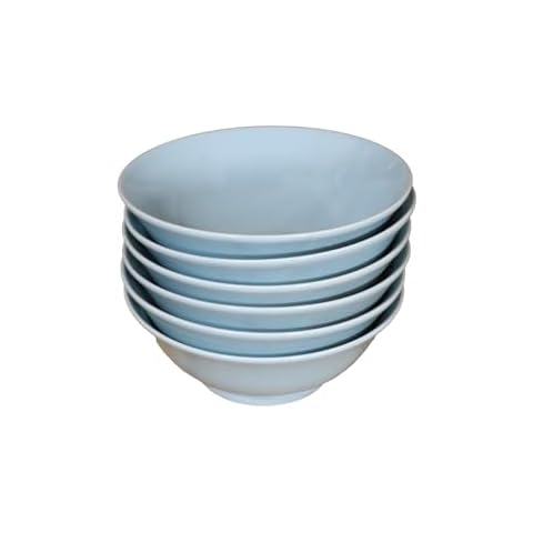Minton (Amazon.co.jp Exclusive) Commercial Set Warori Marukodai Ramen Rice Bowl Chinese Celadon 6.3 (Set of 6) Cover