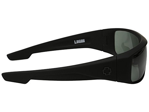 Spy Optic Logan Sunglasses Matte Black with Grey Green Lens3