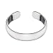 925 Sterling Silver 4mm Polished Plain Band Adjustable Size Toe Ring