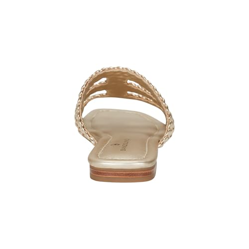 Bandolino Women's Sumer Flat Sandal, Gold 710, 63