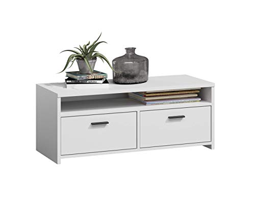 MATKAM Fernsehkommode Mili H 44 x B 100 x T 45 cm, laminierte Möbelplatte...