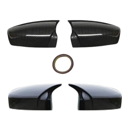 Coques de rétroviseurs Mazda 3 Axela 2015 2016 2017 noir brillant