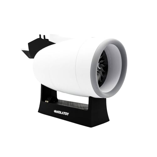 Image of NIKOLATOY Small Size RR Trent 900 Turbofan Engine Model, High-Detail Model for Enthusiasts, Multifunctional STEM Kit for Creative Projects and Exploration (T900 Small Size) (Small Size)