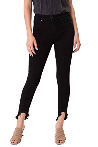 Kan Can Women's High Rise Ankle Skinny Jeans D 9/28