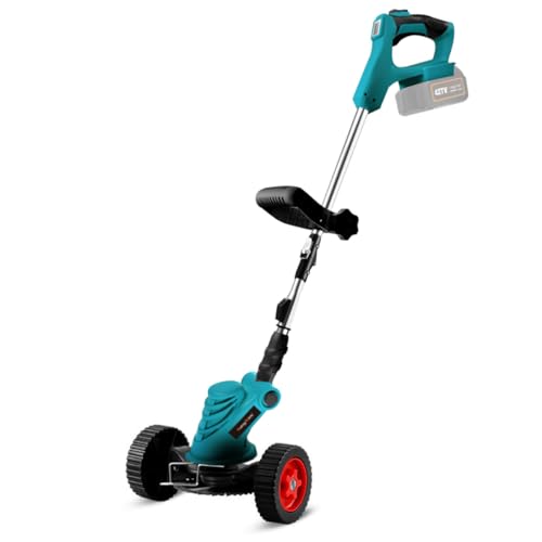 Cortacésped con Batería de 18 V batterie, 18 V de ion de litio, Cortacésped Eléctrico, Sin Escobillas, 30-70 mm de Altura de Corte sin Cable, Ideal para Jardines de Hasta 500 m² (Cargador sin Batería)