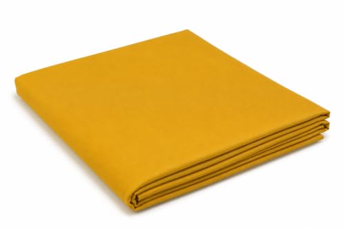 Image of Unstitched Cotton Astar /Lining /Cloth /Kapda Running into Meters for Suit,Sherwani,Kurti,Blouse /Choli,lehanga & Dress Materials(Available in 2,4,6 Meters Variation) (Mustard, 6 Meter)