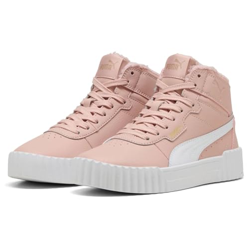 Basket PUMA Carina 3.0 Mid WTR Jr pour fille : chaussures montantes noires