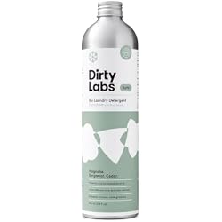 مختبرات قذرة | رائحة مميزة منظف الغسيل الحيوي السائل 80 الأحمال ( 21.6 fl oz ) كفاءة عالية عالية عالية التركيز وغسل قياسي غير سام ، إزالة رائحة وصمة قابلة للتحلل