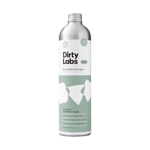 Dirty Labs | Signature Scent | Bio-Liquid Laundry Detergent | 80 Loads (21.6 fl oz) | Hyper-Concentrated | High Efficiency & Standard Machine Washing | Nontoxic, Biodegradable | Stain & Odor Removal