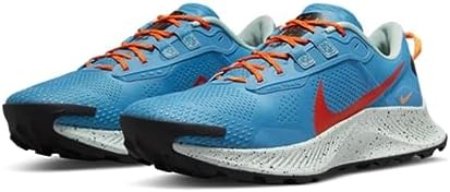Nike Pegasus Trail 3 Mens Running Trainers DA8697 Sneakers Shoes (UK 10.5 US 11.5 EU 45.5, Laser Blue Habanero red 400) | Image 1
