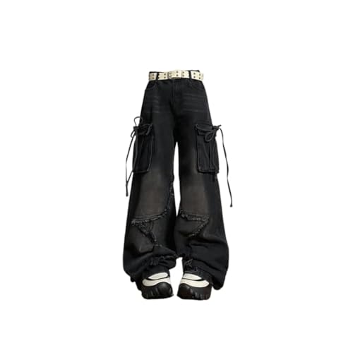 Emo Pants Y2k Star Pants Gothic Baggy Cargo Jeans Harajuku