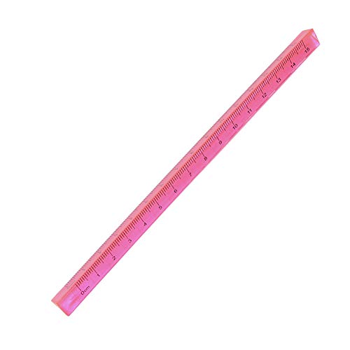 Règle Triangulaire 15cm Règle Droite Plastique Stationery Étudiant Pratique Double Échelle Outil De Mesure Fournitures De Bureau École Couleur Aléatoire Cover
