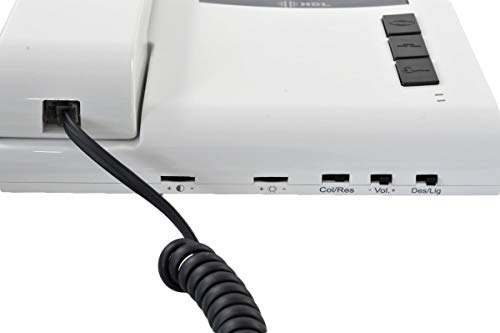 Kit Vídeo Porteiro HDL Sense Classic S Com 2 Câmeras Cabo Fone Conectores