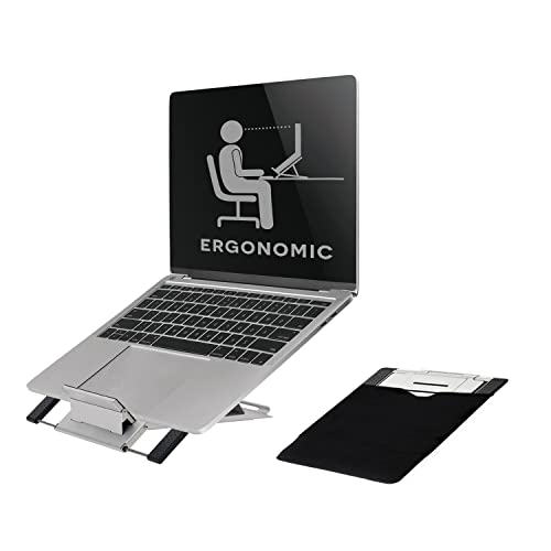 Support pour ordinateur portable argent NewStar au bureau - 6