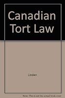 Canadian Tort Law 0409845612 Book Cover
