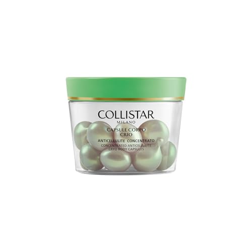 Collistar Cápsulas Corporales Crio Anticelulíticas Concentrado Intensivo, Tratamiento Focalizado, Reducen la Piel de Naranja y la Celulitis, Tonifican la Piel, 14 Cápsulas x 4 ml
