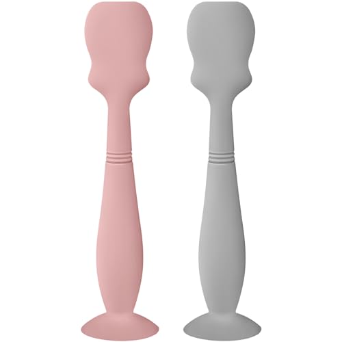 Image of Diaper Cream Spatula, Soft Silicone Baby Diaper Cream Applicator for Baby Butt Paste Spatula Brush, Full Size Diaper Spatula with Suction Base (Color 1)