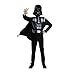 STAR WARS Darth Vader Official Youth Costume - Printed Jumpsuit with Cape and Plastic Mask