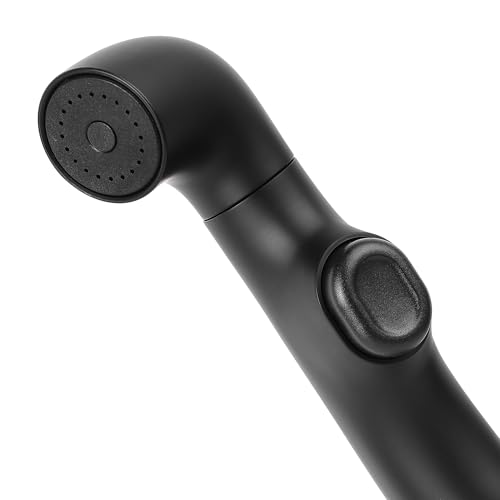 Image of Orvos Premium Health Faucet, Swivel, ABS Outer Body with Brass Pin Inside, Black Color, Gun Only, 360 Degree Rotatable Top, Jet Spray for High End Luxury Toilets
