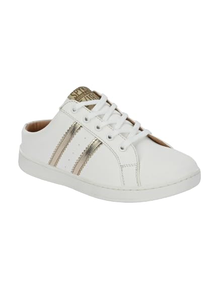 Spykar Sydney Womens White Mule Sneaker (B0D1KDQLJW) Amazon Price History, Amazon Price Tracker