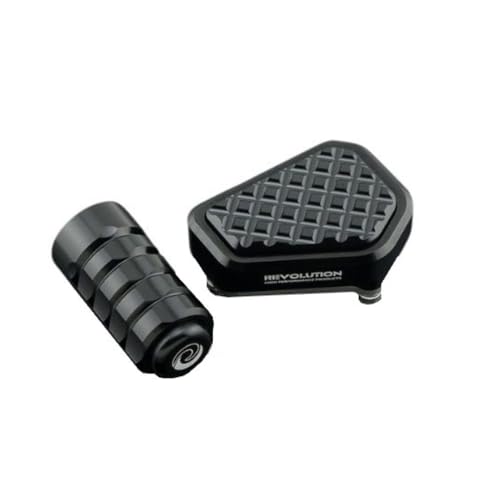 REVOLUTION z_n^[JuCT125pVtgy_OZbg / FR+RR Gear Pedals Cover For HONDA CT125 JA55 JA65 (Black)
