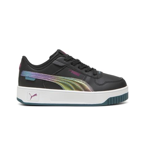 PUMA Kids Girls Carina Street Bouncy Sky Metallic Platform Sneakers Shoes Casual - Black - Size 12.5 M