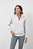 RICHSTORY Sweatshirt for Women Casual Long Sleeve Half Zip Pullover Lightweight Sweatshirts Tops Fall Fashion Outfits 2025 #3
