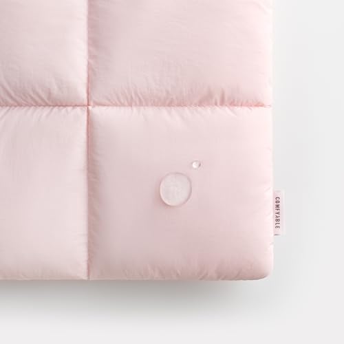 Image of Comfyable Puffy Laptop Sleeve 13 Inch 14 Inch, Quilted Puffer Laptop Carrying Case, Pillow Case Compatible with MacBook Air M4 2025 M3 M2 M1, MacBook Pro M5 M4 Pro /Max, Light Pink