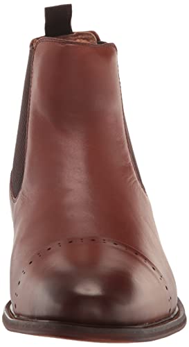 Stacy Adams Men's Maury Cap Toe Chelsea Boot, Chocolate, 152