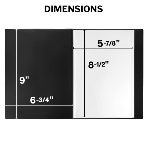 Dunwell DISPMIN24 Small Binders With Sleeves - Presentation Books 5.5X8.5 thumb #5