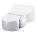 Price comparison product image Maclean MCE201W Infrared Motion Sensor Pir Modern Range 12m White IP65 (12m 180° IP65 White)