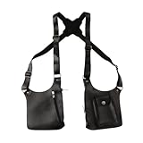 【Qualitätsmaterial】: Diese aus hochwertigem PU- gefertigte Doppelschulter-Achseltasche ist auf Langlebigkeit und Komfort ausgelegt und stellt sicher, dass sie wiederholtem Gebrauch im Laufe der Zeit standhält