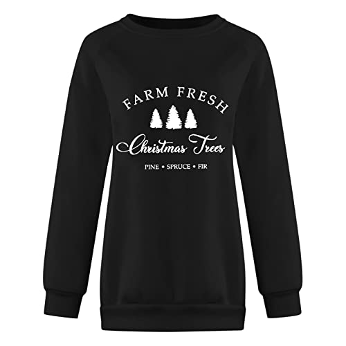 Famoore Clothing For Teens Womens Halloween Pumpkin Face Long Sleeve Sweatshirts Half Zipper Lapel Casual Pullover Top Black #TOP3