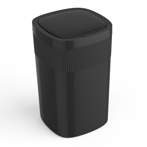Caneca de basura rectangular con sensor táctil 13 gal miniatura 2